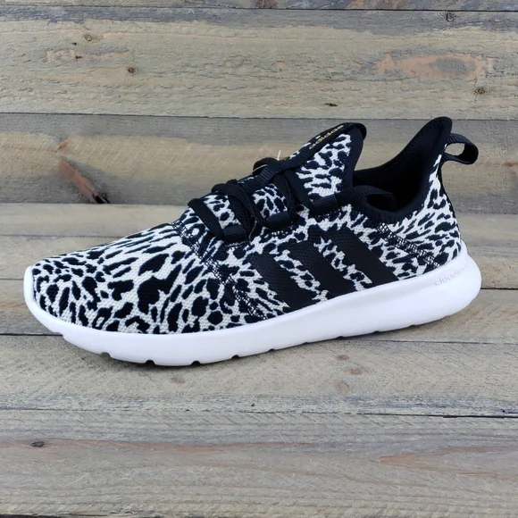 adidas Cloudfoam Pure 2.0 Leopard Print Black/White - Picture 3 of 10